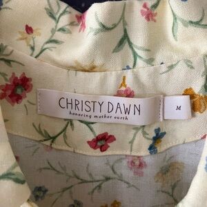 Christy Dawn yellow floral dress